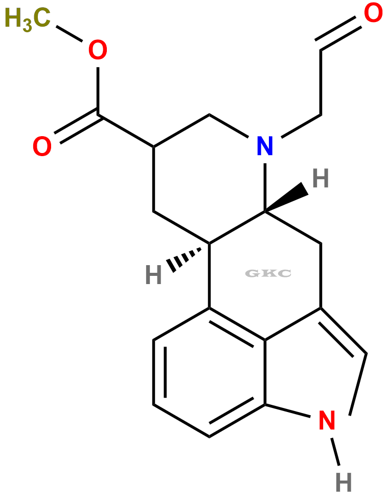 Cabergoline-M/SM=Lysergol/6-(2-Propenyl)-ergoline-8-carboxylic acid methyl ester